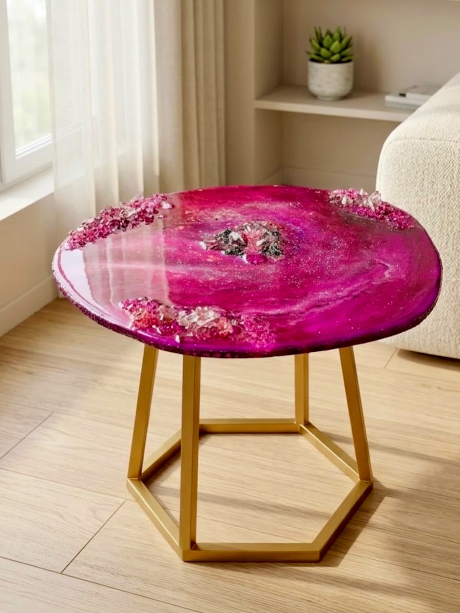 Magenta Agate table