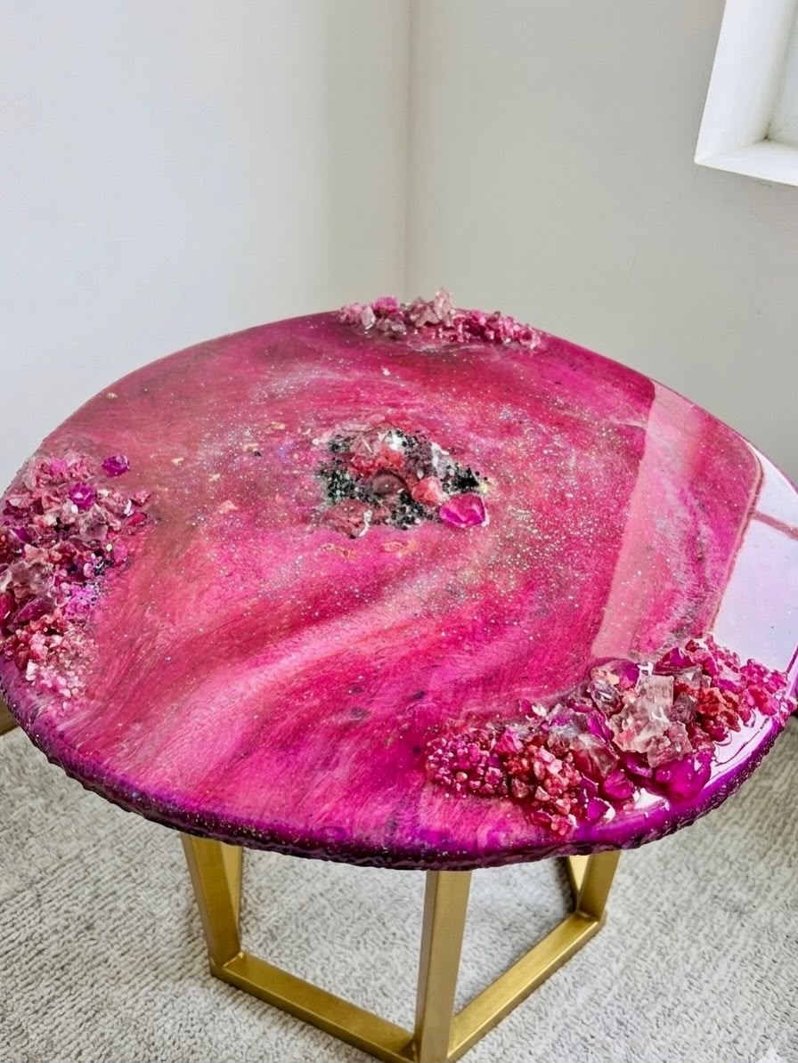 Magenta Agate table